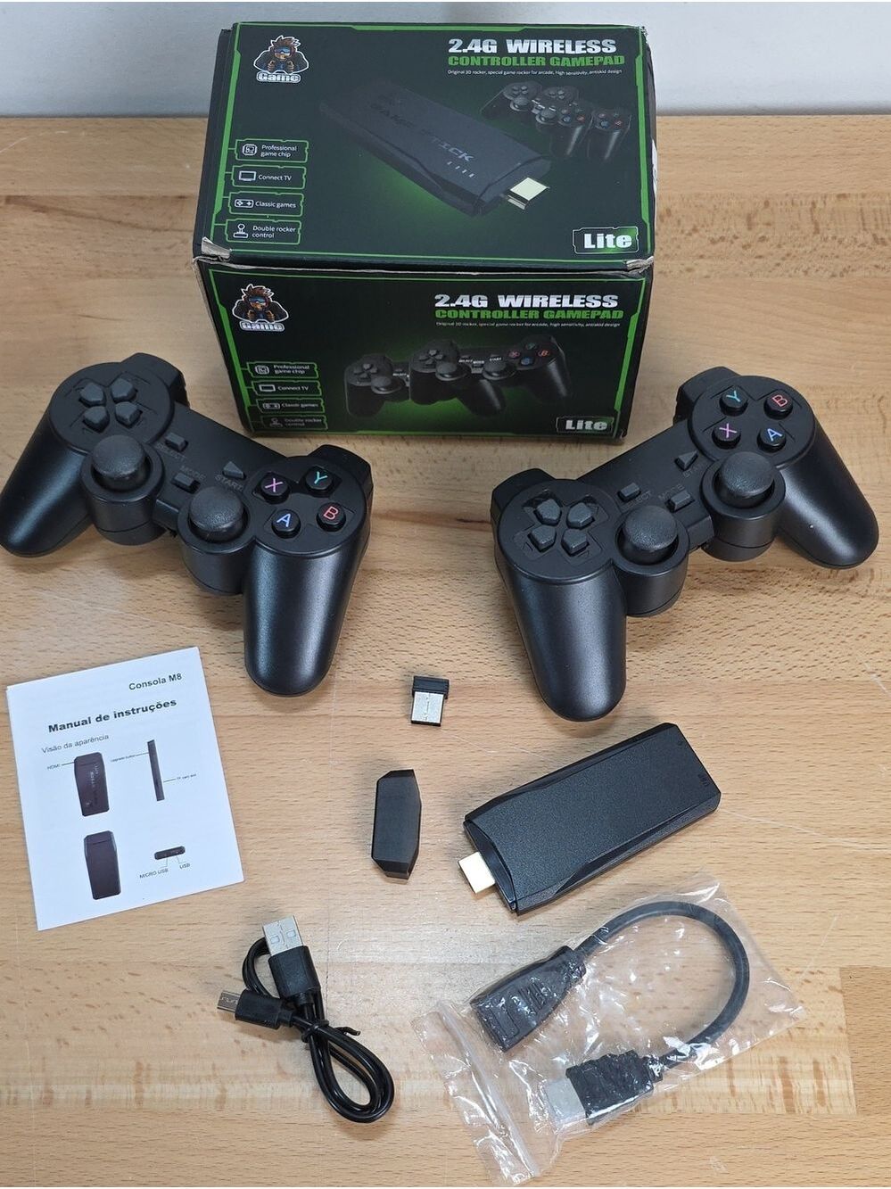 2.4G Wireless Gamepad Bundle - Black
